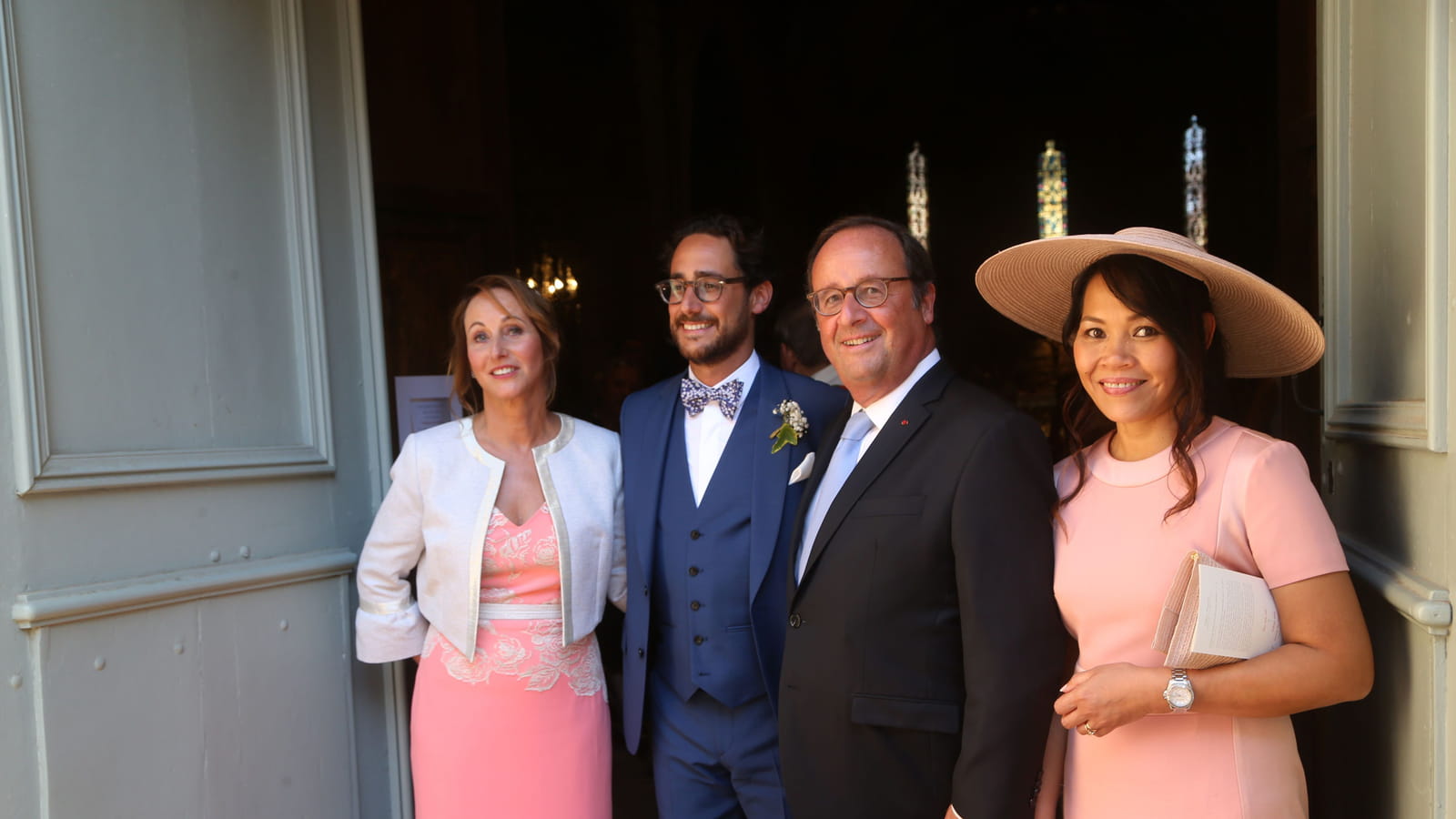Le marié, ses parents et sa belle-mère