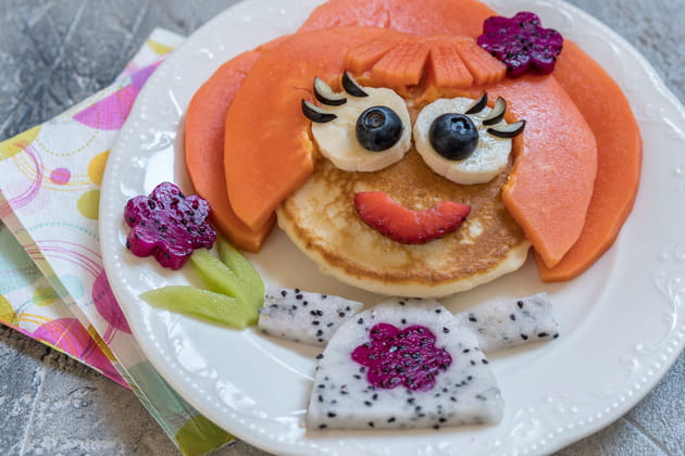 Une fillette coquette