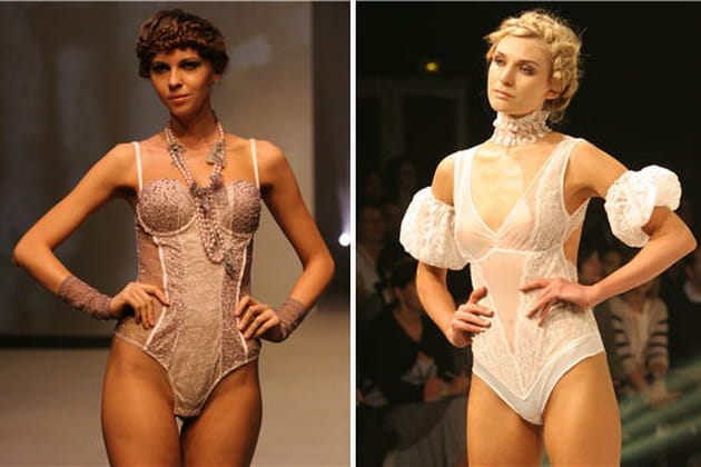 Body string de Je Dit et body en dentelle de Paris Romance