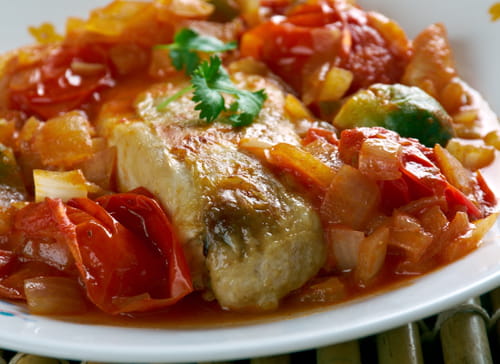 Poulet basquaise au jambon de Bayonne