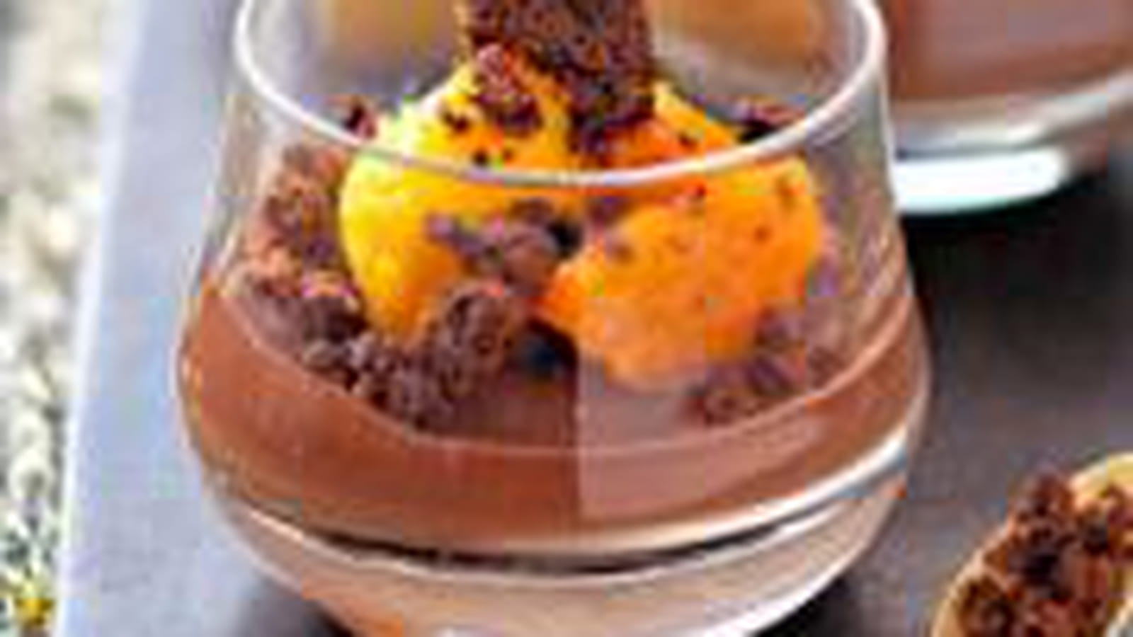 Crumble chocolat-mandarine