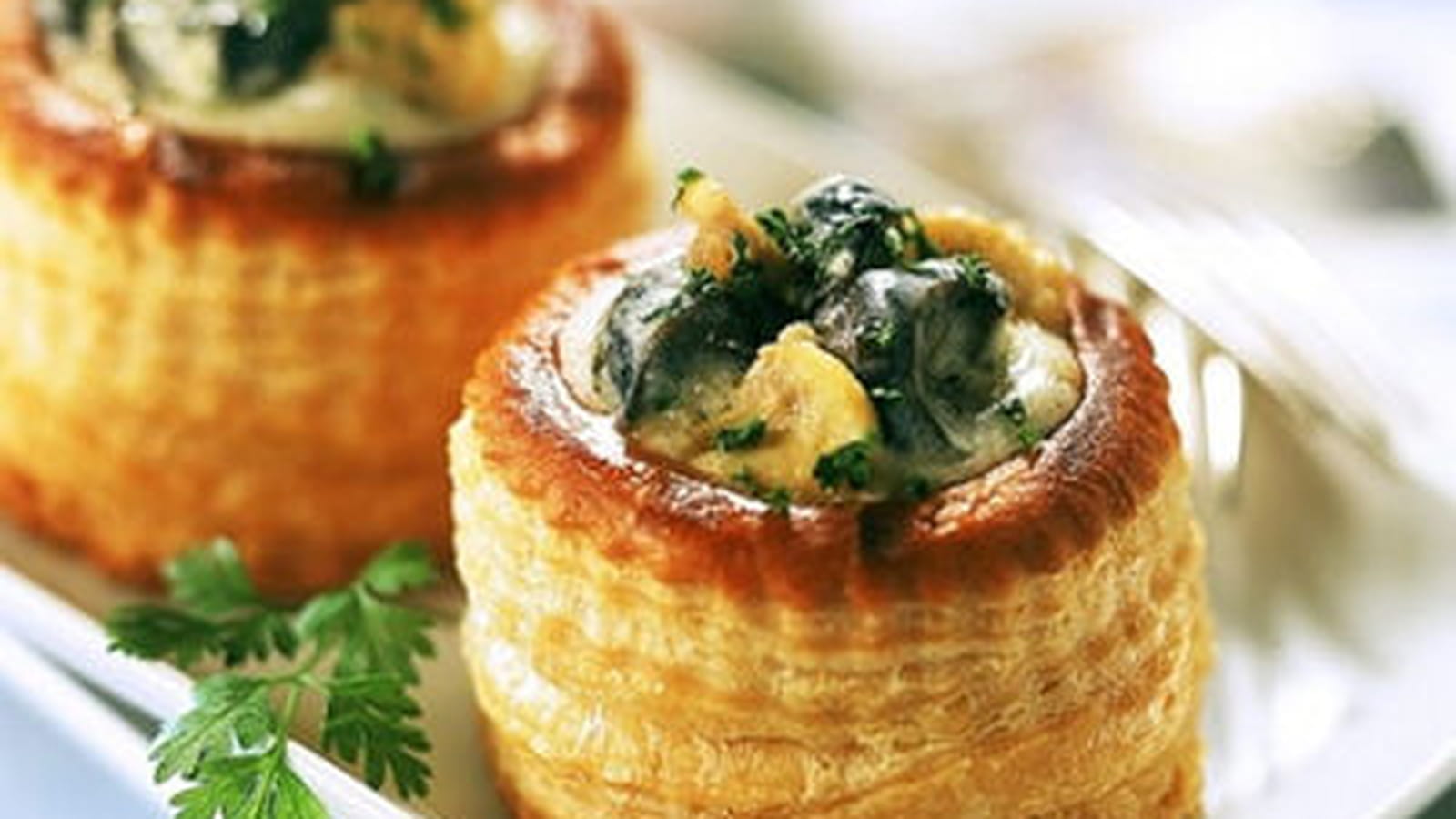 Vol au Vent d’escargot au Riesling