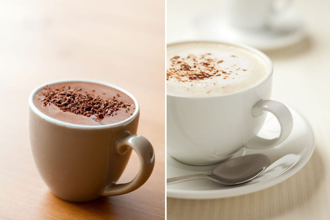 Chocolat chaud en poudre ou cappuccino