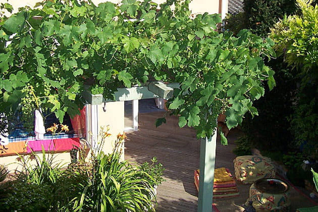 Une porte vers la terrasse