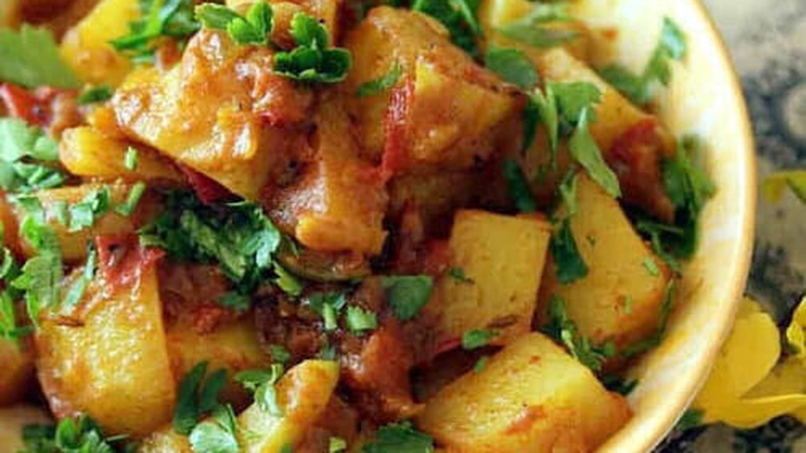 Pommes de terre à l'indienne Aloo Bombay