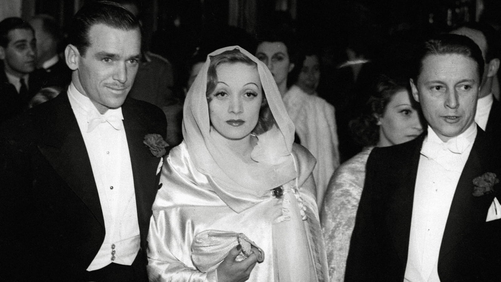 Avec Rudolf Sieber et Douglas Fairbanks en 1936