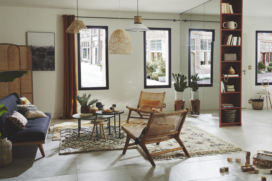 5 idées à piquer dans ce salon bohème qui a tout bon