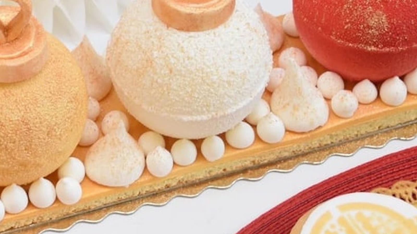 Bûche boules de Noël