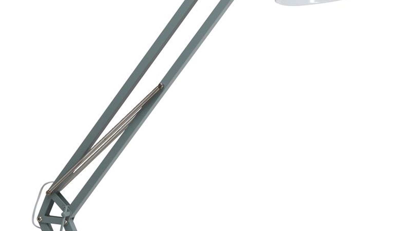 Lampadaire industriel gris