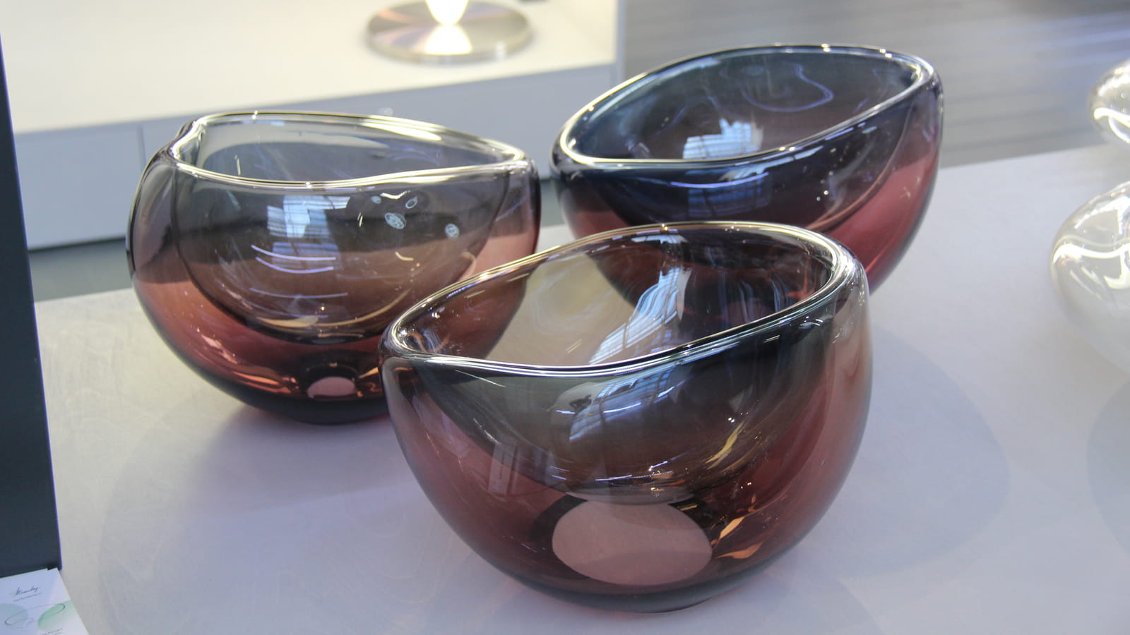 Vases et créations en verre de Marienberg