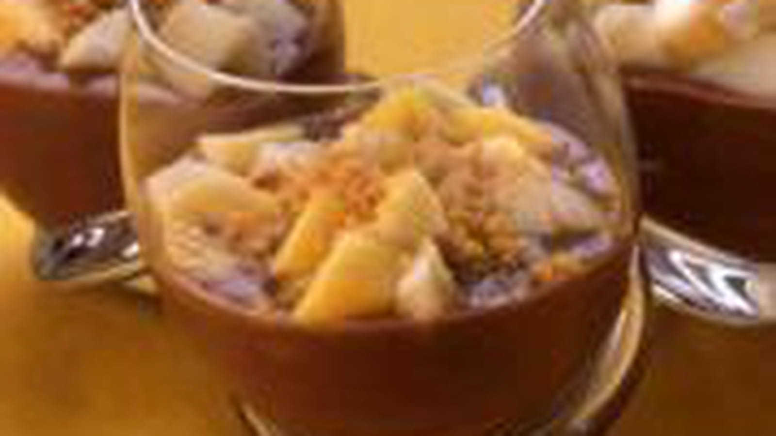 Verrine exotique tout chocolat