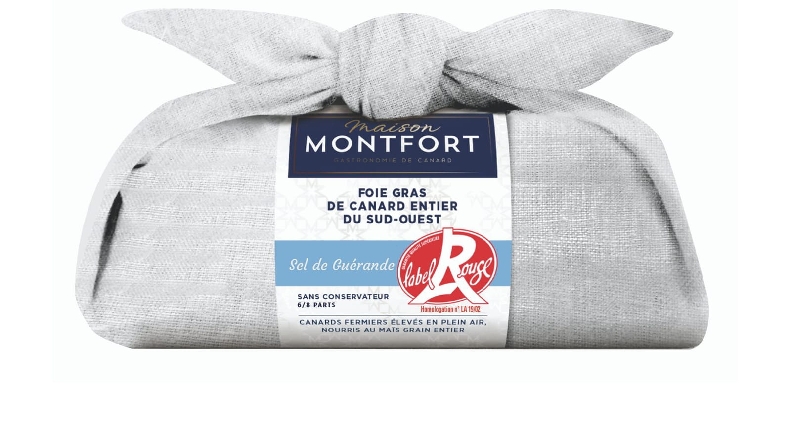 Le foie gras de canard entier au sel de Guérande de la Maison Montfort