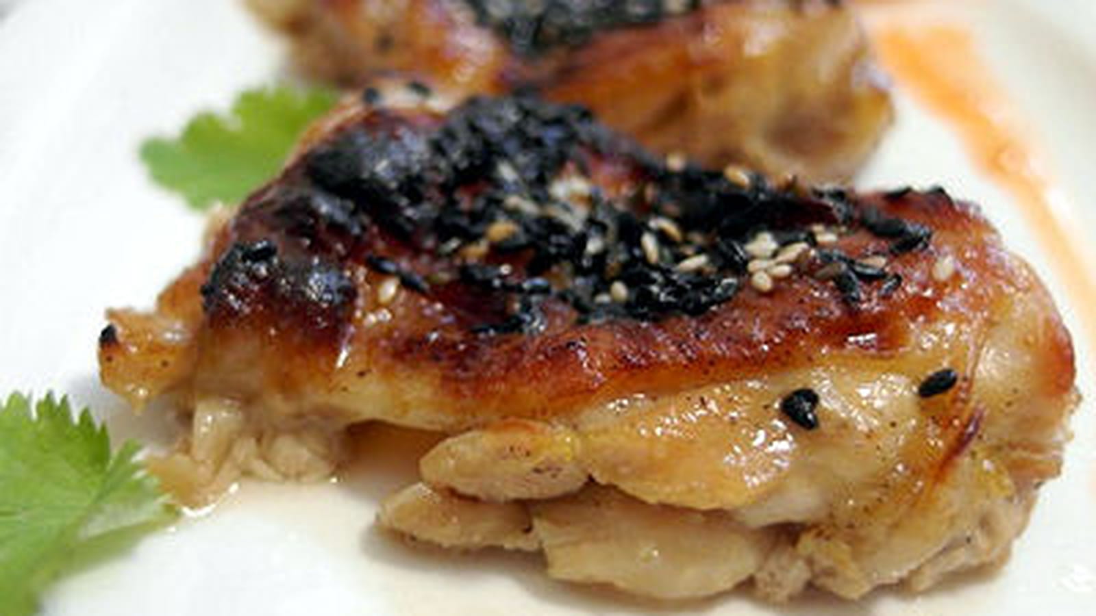 Laqué de poulet à l'orange