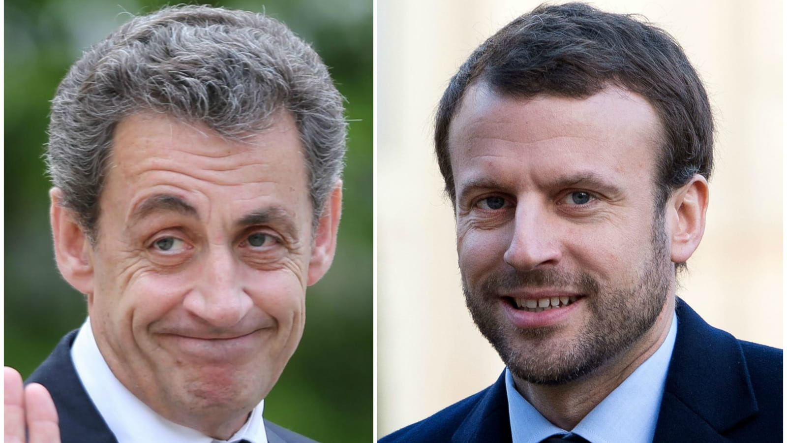 Nicolas Sarkozy et Emmanuel Macron