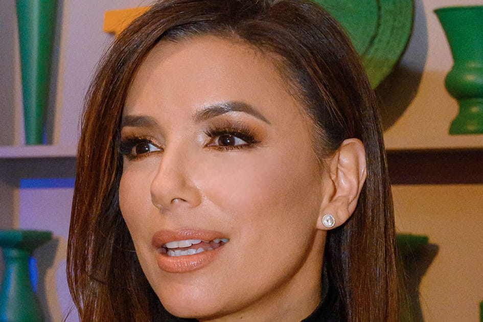 Eva Longoria, discr&egrave;te avec sa bouche nude