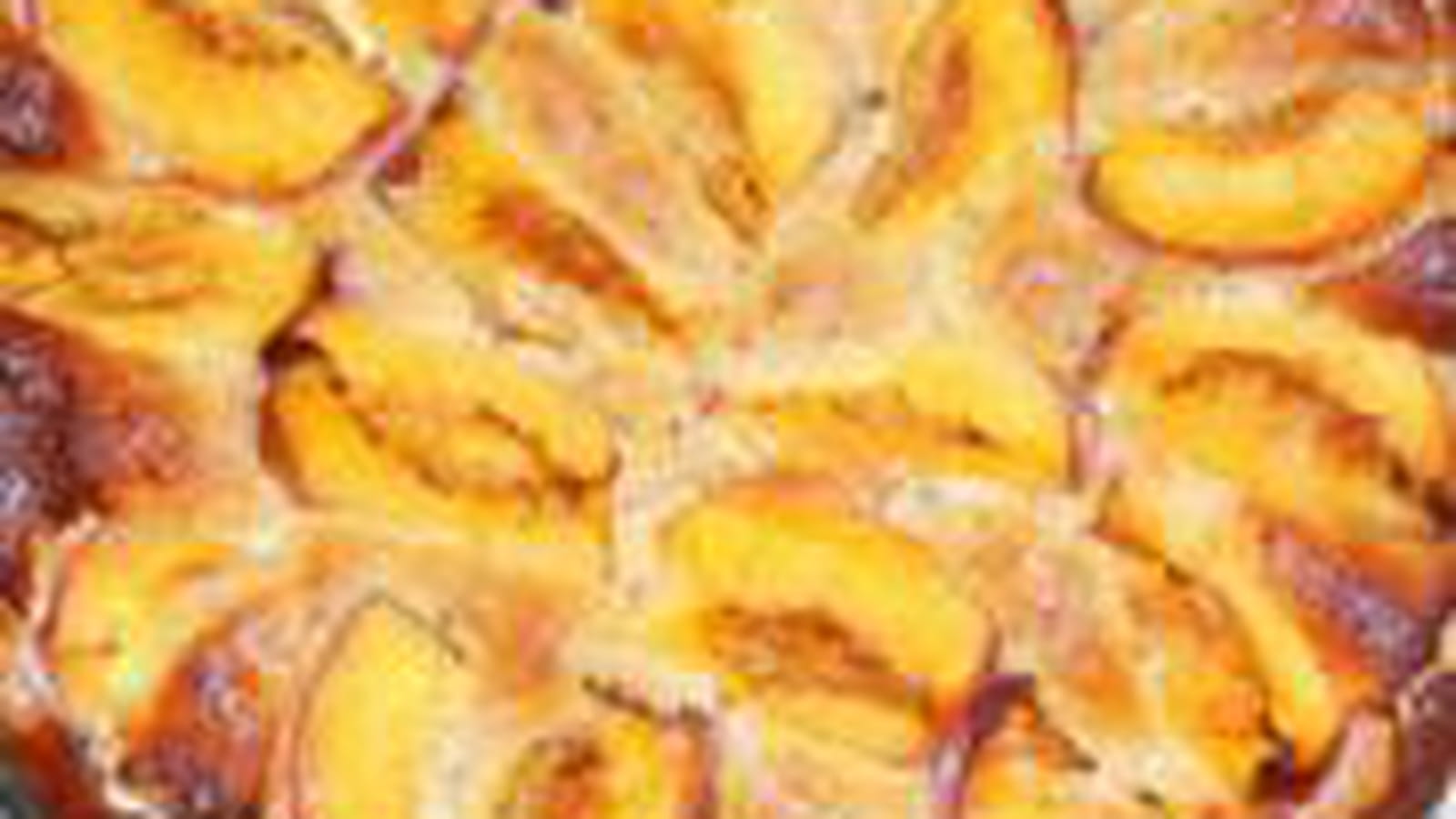 Tarte aux nectarines jaunesv