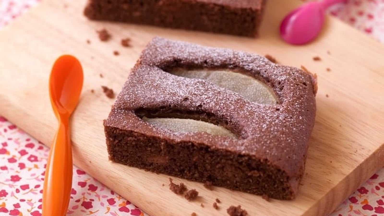 Gâteau poire et chocolat