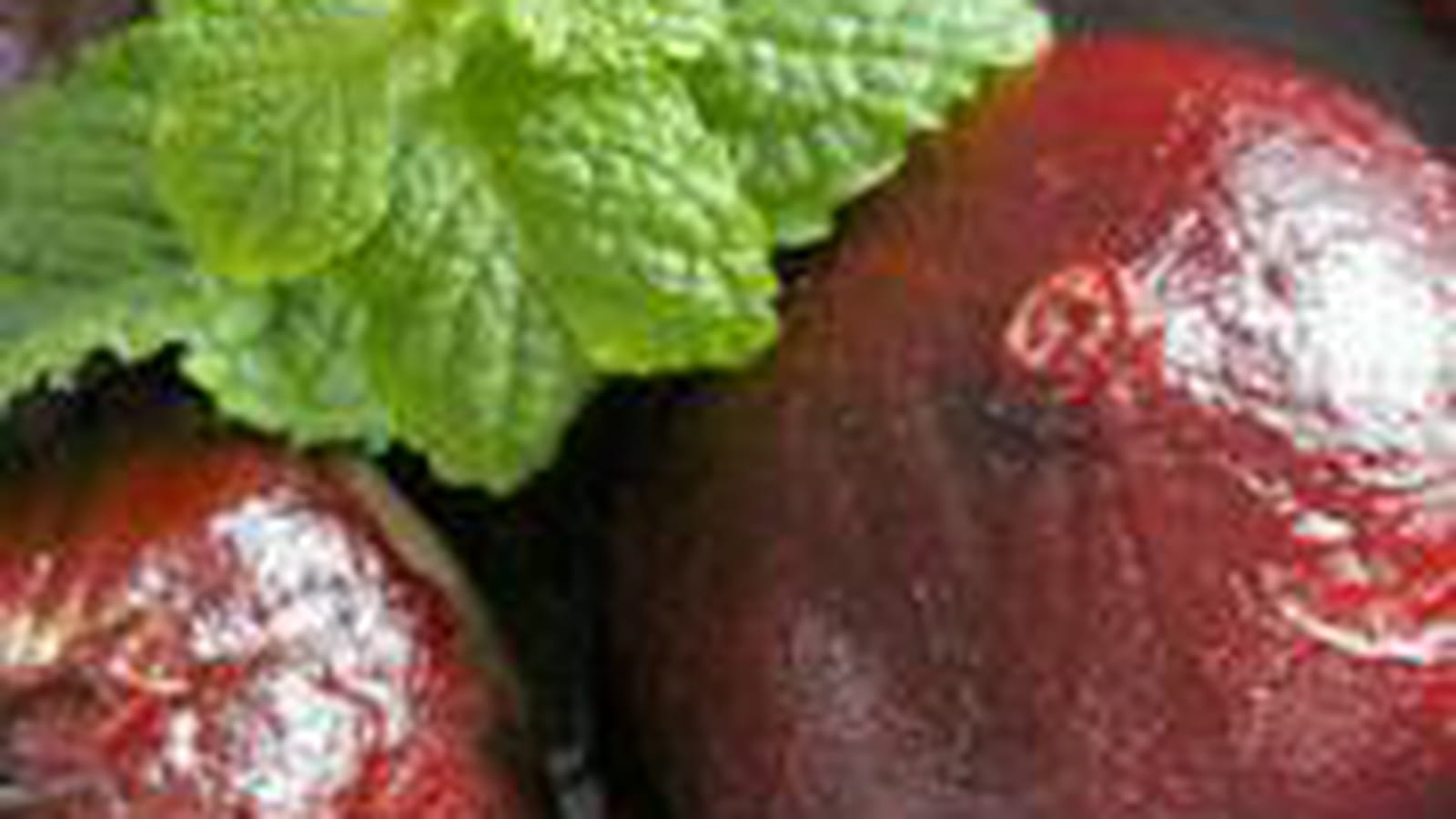 Figues au coulis de framboises