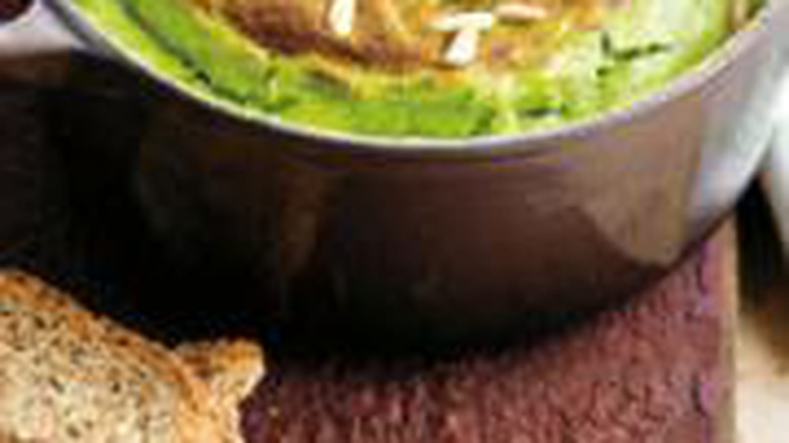 Soufflé de petits pois