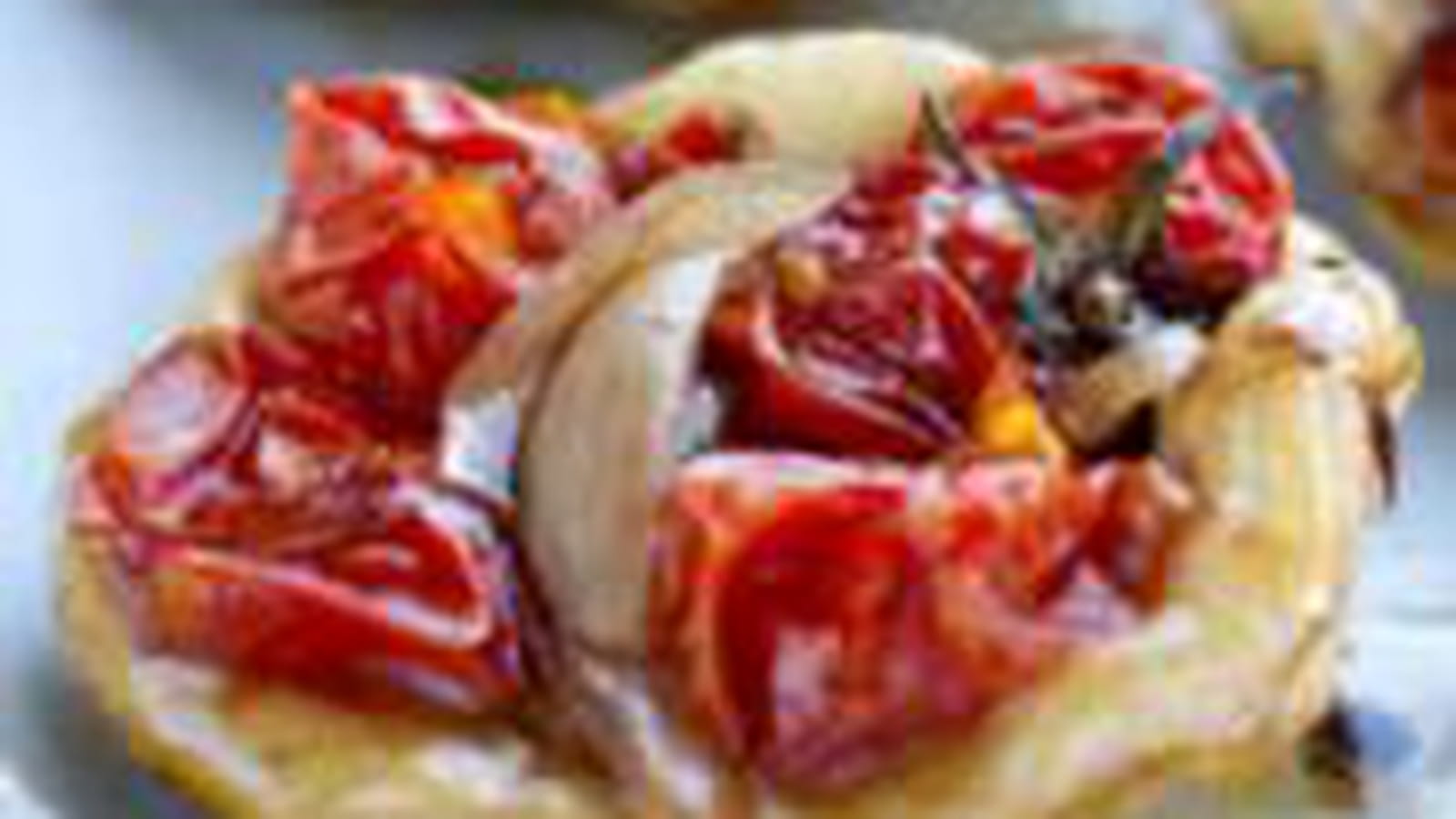 Mini pizzas aux tomates cerise