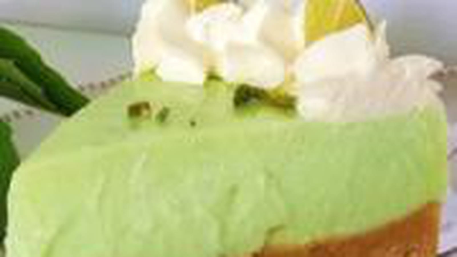Cheesecake citron vert meringué