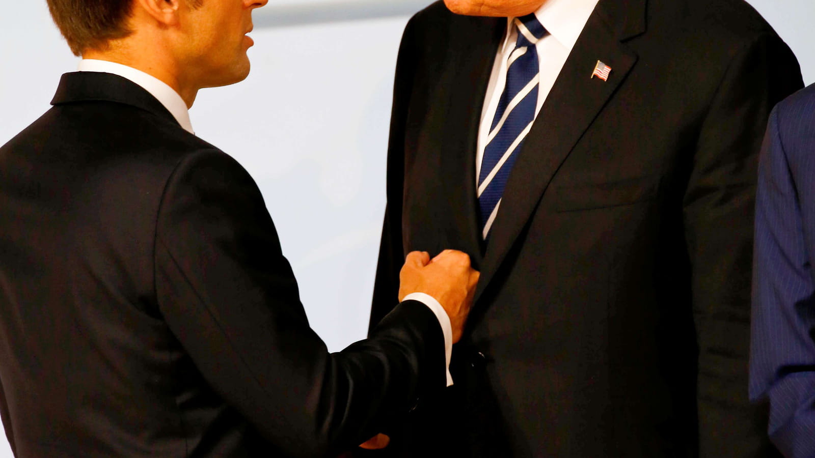 Donald Trump et Emmanuel Macron