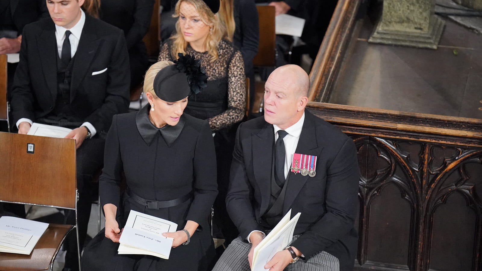 Mike et Zara Tindall