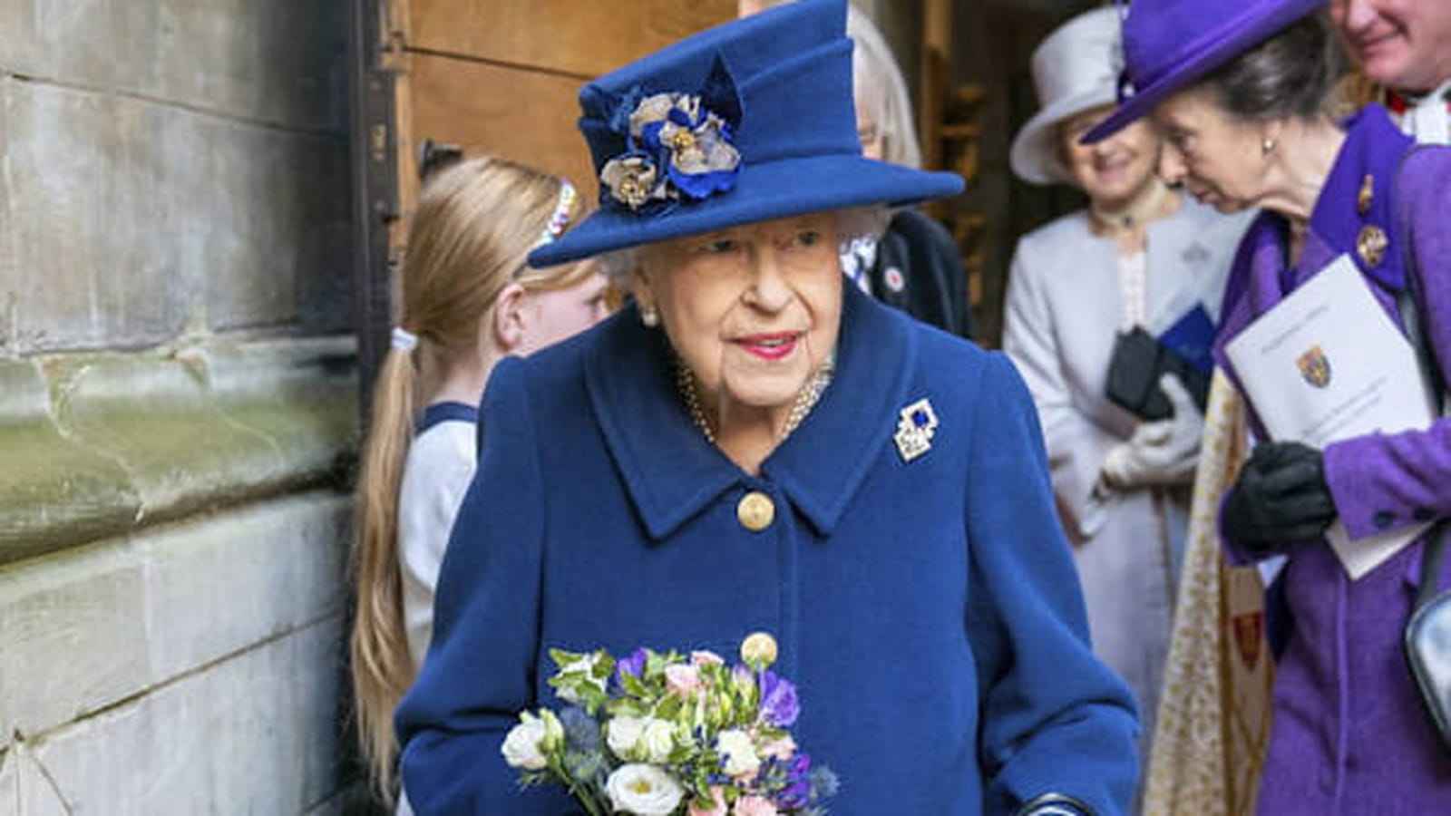 La reine Elizabeth II le 12 octobre 2021