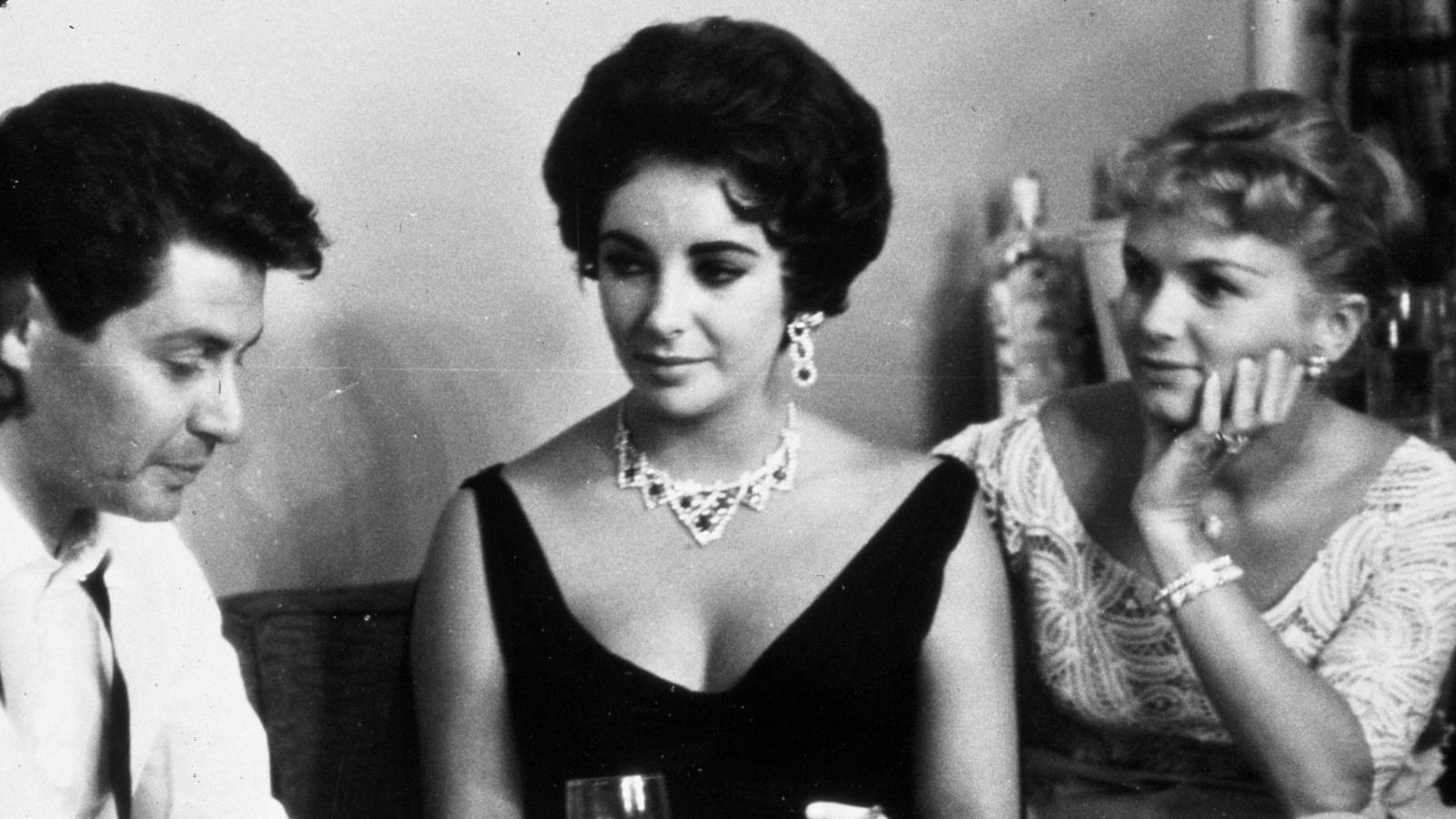 Avec Elizabeth Taylor 
