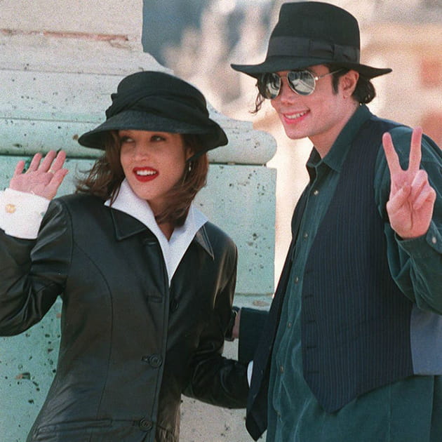 Son premier mariage avec la fille d'Elvis Presley