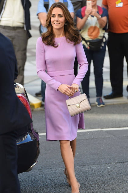 Kate Middleton en robe Emilia Wickstead en 2018