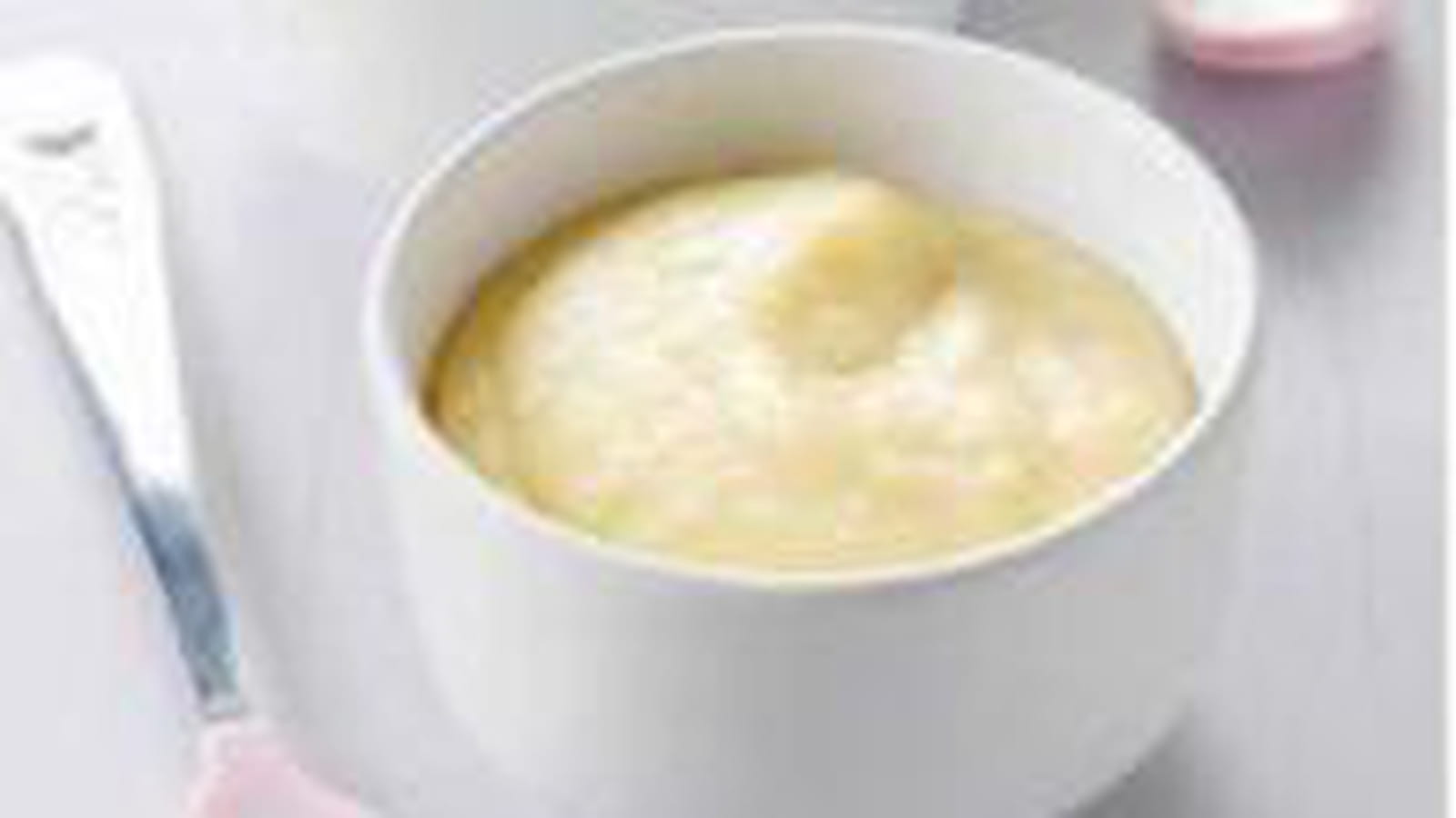 Polenta à la verveine et cabillaud