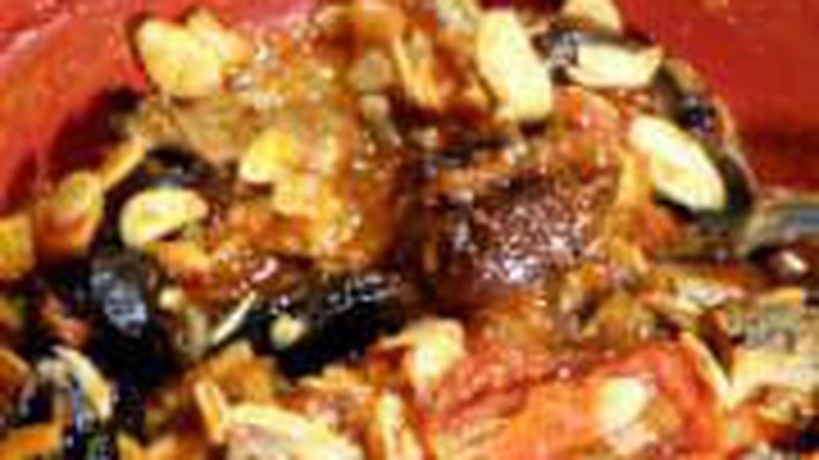 Tajine d'agneau aux amandes