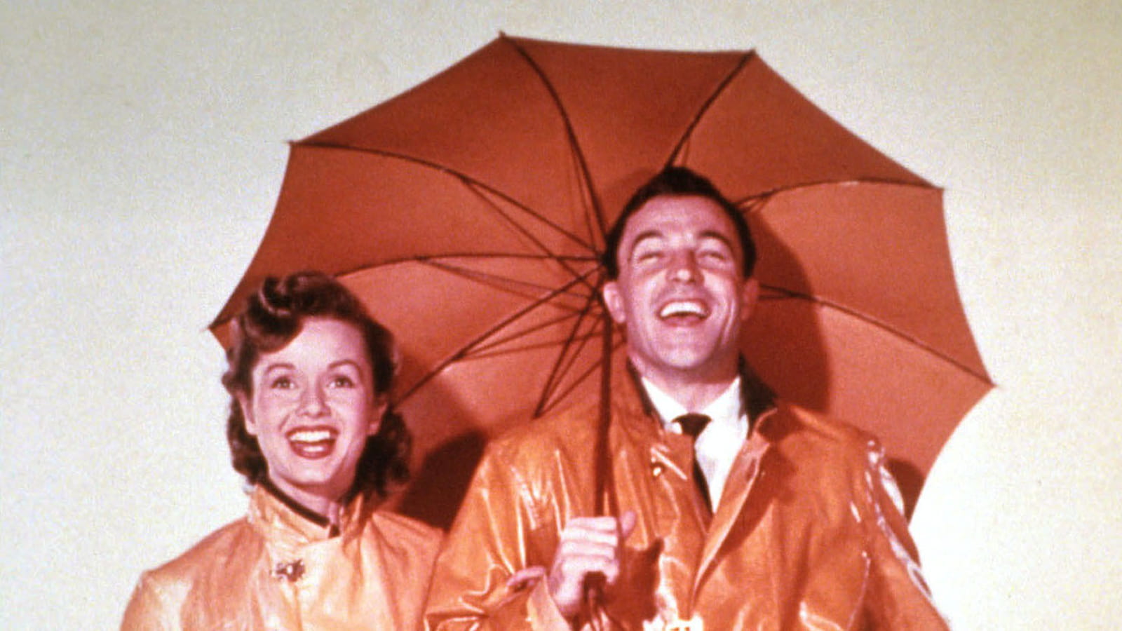 Avec Gene Kelly dans "Chantons sous la pluie" 