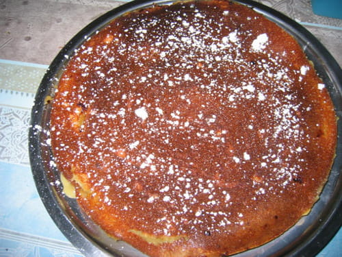 Gâteau au yaourt et compote de rhubarbe