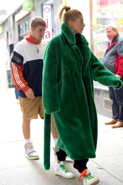 Hailey Baldwin et Justin Bieber en look sporty