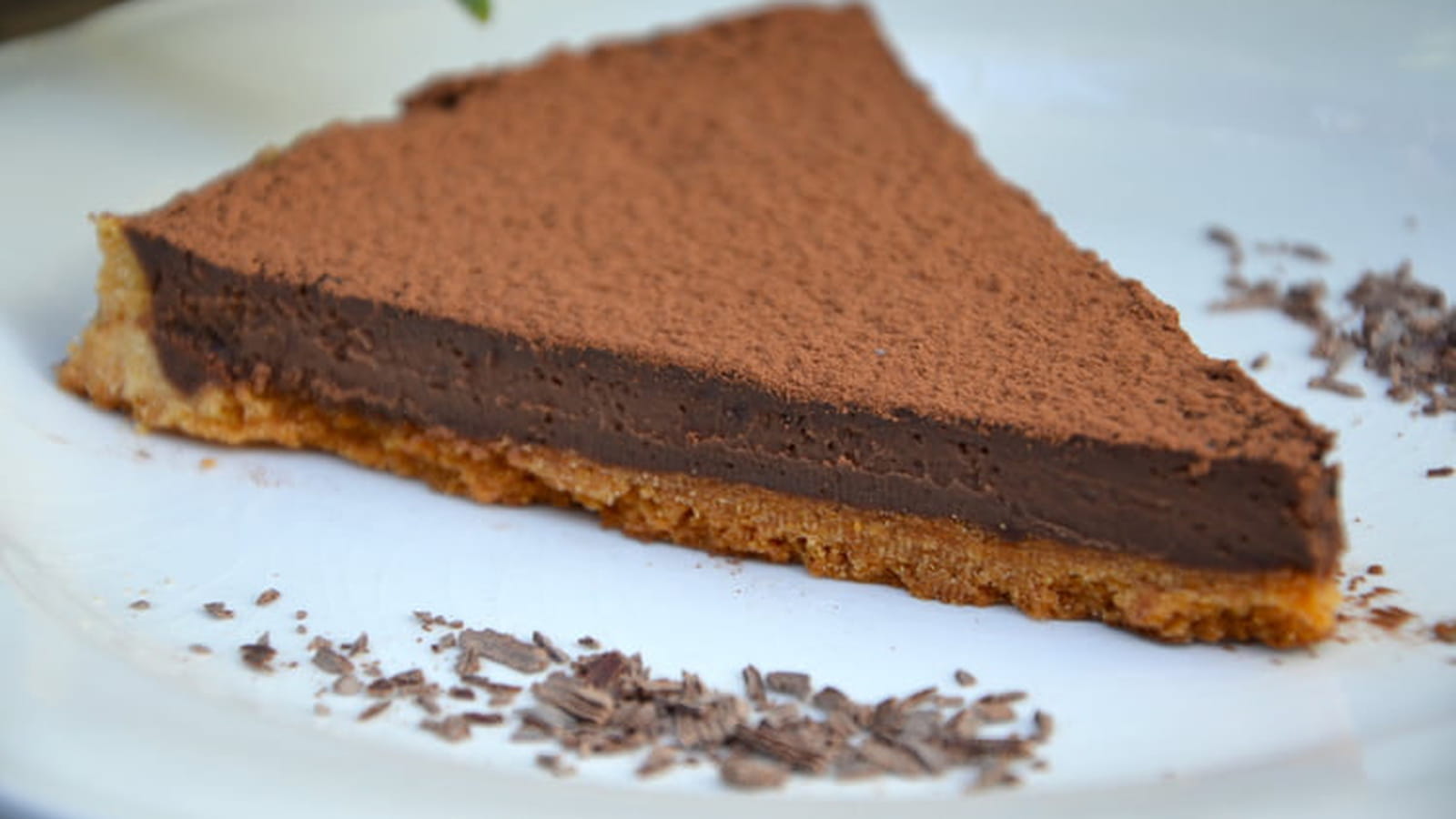 Tarte fondante au chocolat
