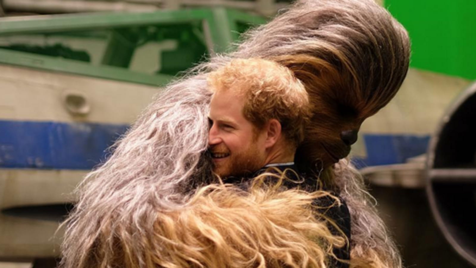 Le prince Harry et Chewbacca