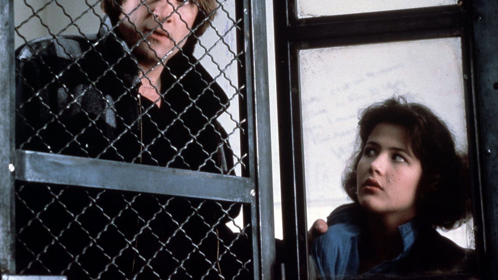 En 1985 dans "Police" avec Gérard Depardieu