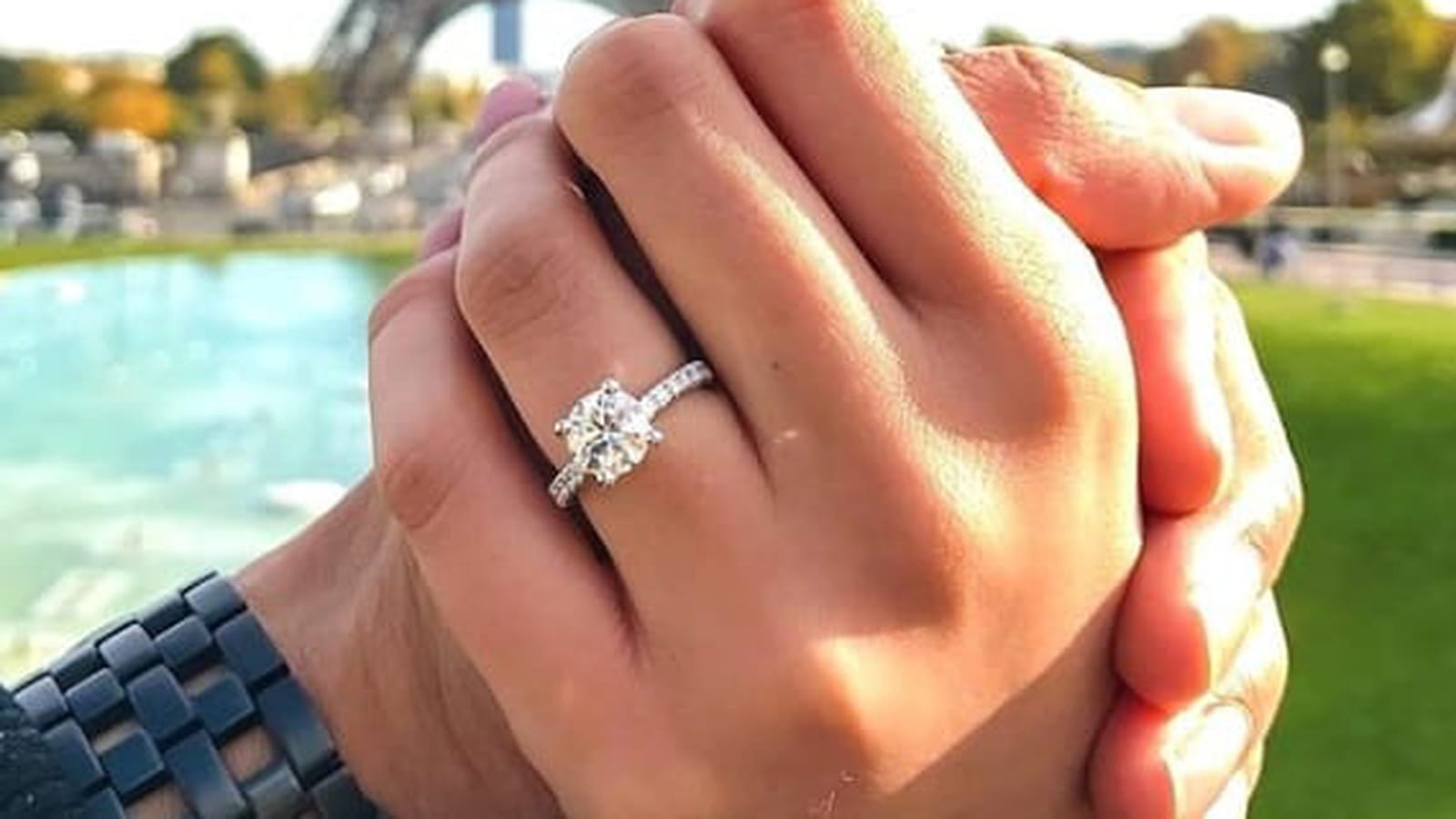 Un solitaire en diamants