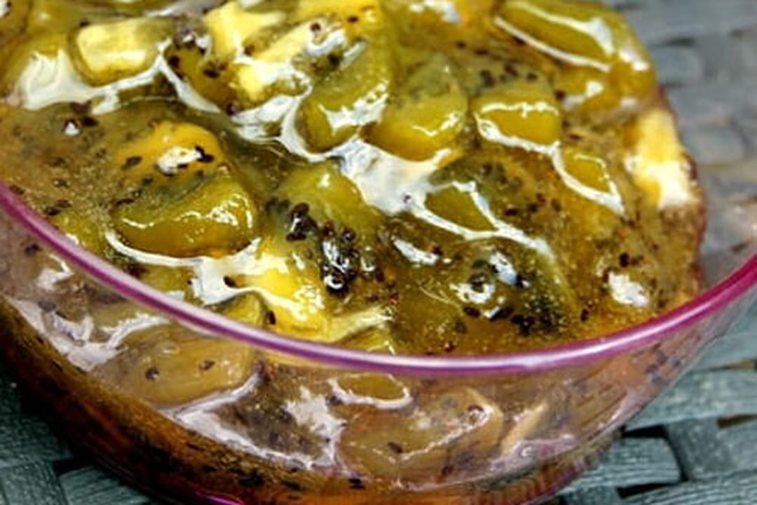 Confiture kiwi et pomme