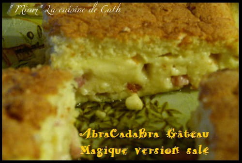 Gâteau magique salé