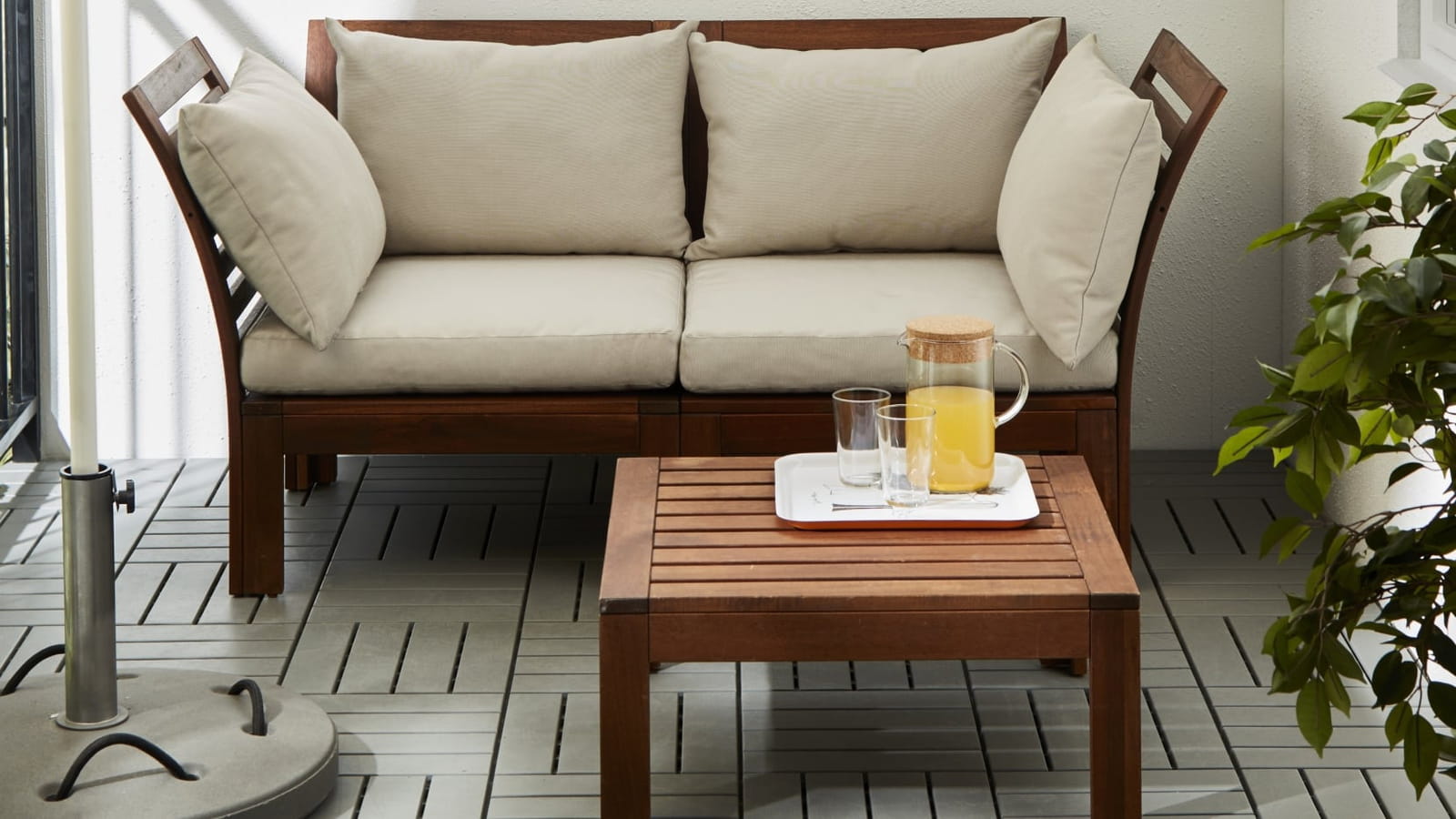 Canapé de jardin Ikea