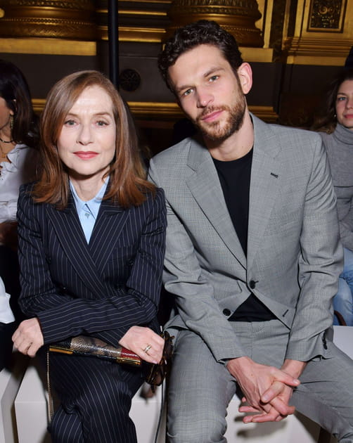 Isabelle Huppert et Arnaud Valois