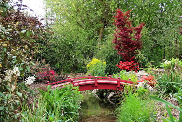 pont japonais et ruisseau laurent bouchy baulne