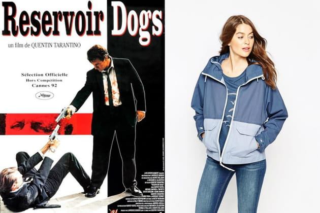 Un coupe-vent à empiècements façon Eddie Cabot dans "Reservoir Dogs"