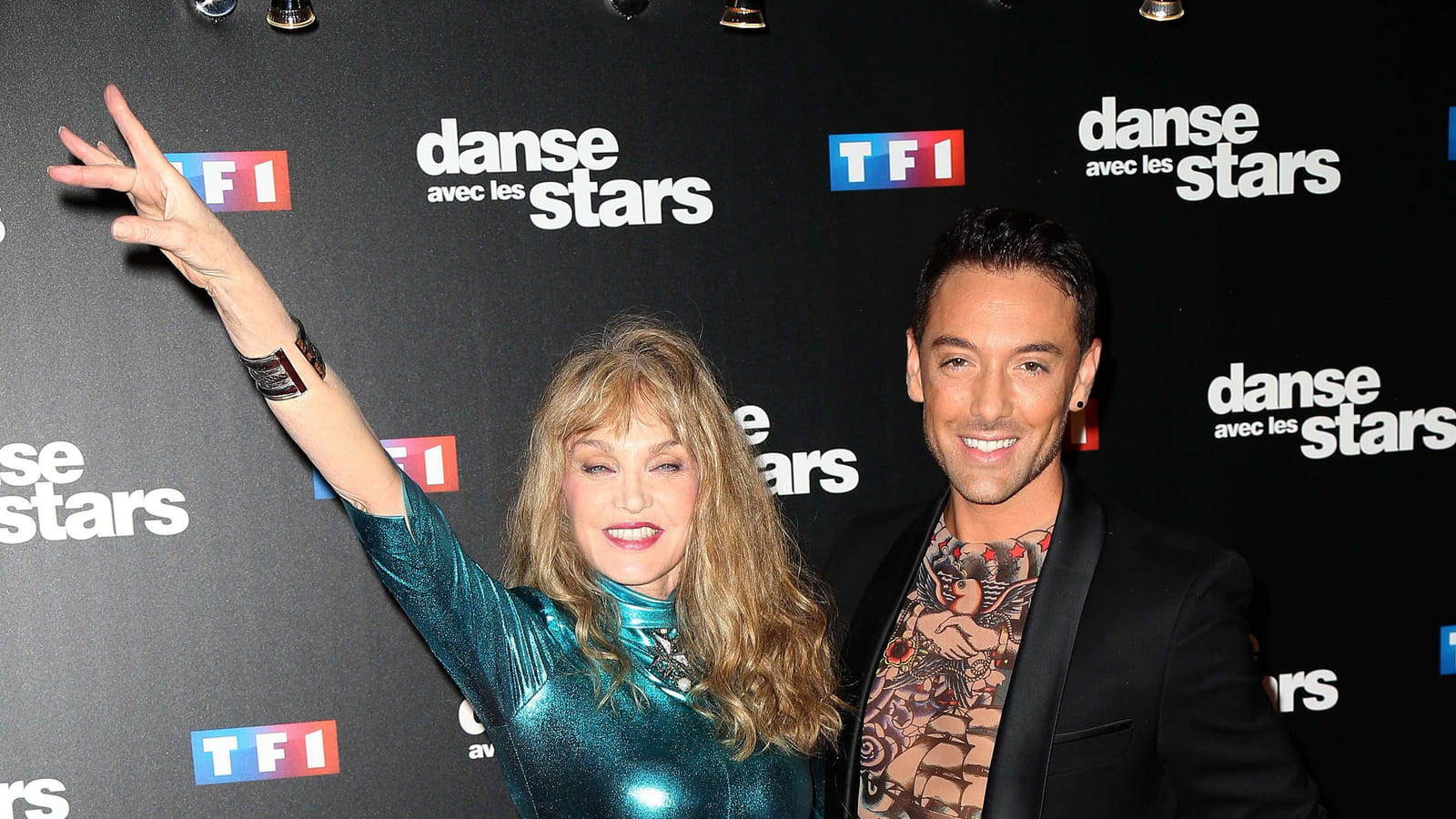 Arielle Dombasle et Maxime Dereymez
