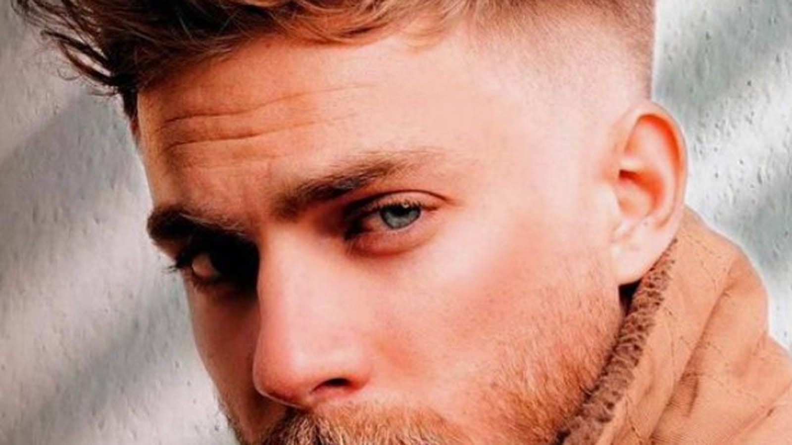 Coupe taper rousse