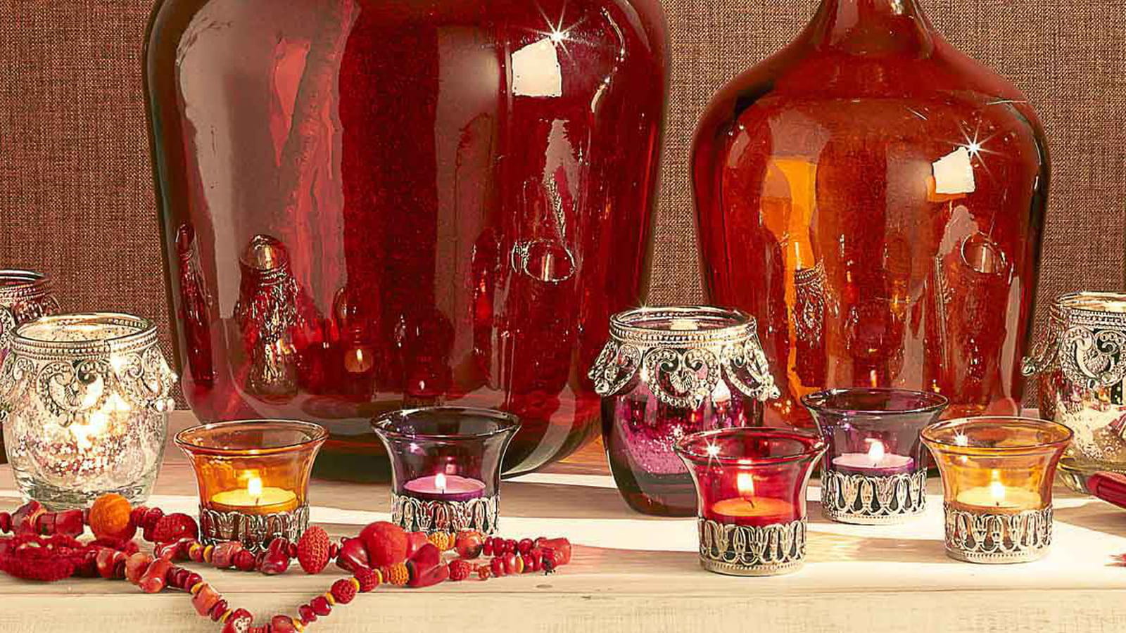 Vase ambre