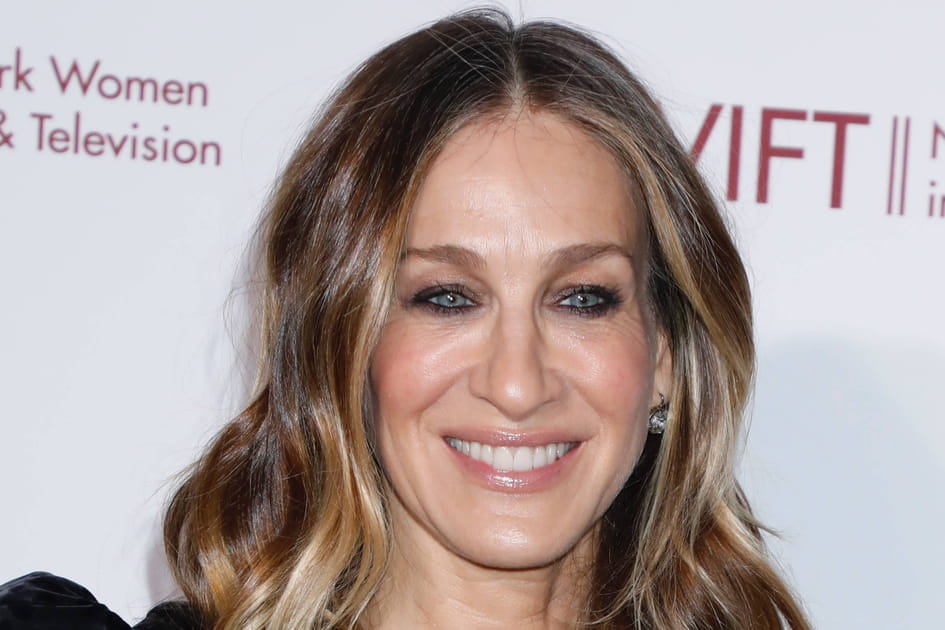 Le smoky-eyes violet de Sarah Jessica Parker